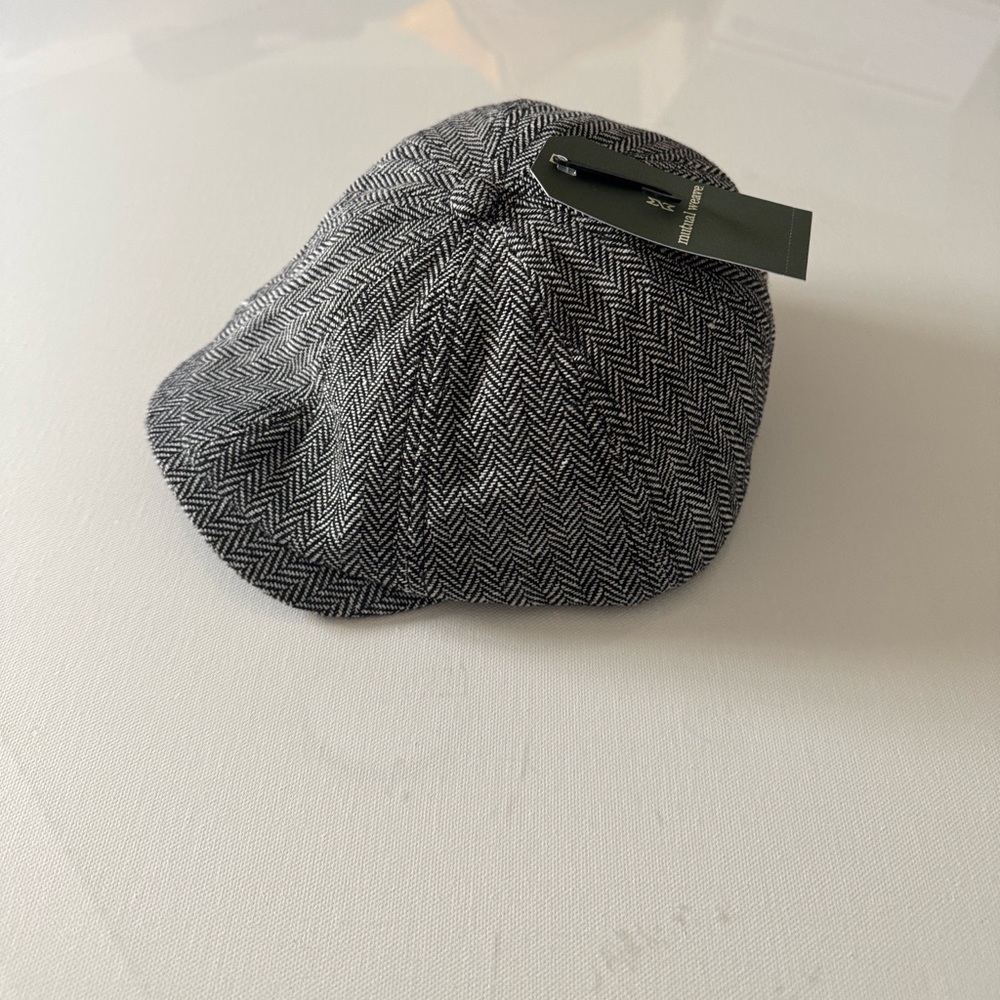 Black Cabbie Hat Mens Mutual Weave